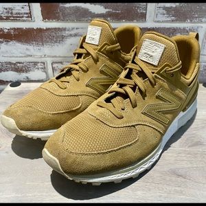 New Balance MS574FSB Running Shoe Leather Suede and Mesh Men's Size 11D